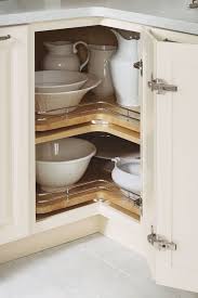 Base Lazy Susan Cabinet With Chrome Rails Diamond Kitchen Cabinet Organization Layout Kitchen Cabinet Organization Cabinets Organization
