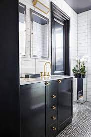 While black and white themes tend to appear in more modern or minimalist environments, don't be afraid to mix in unexpected antiques, like an old. 40 Black White Bathroom Design And Tile Ideas
