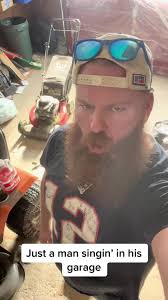 Pirate Bass Baritone Singing in Colorful Garage