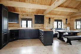 Examples Timber Log House Interior Dolena Lt Log Home Kitchens Log Cabin Kitchens Log Home Interiors