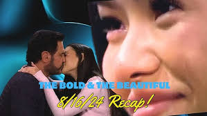 Luna Kisses Bill Once He’s Not Her Father, Taylor Is Back, Finn Run To  Steffy About Hope's Kiss!