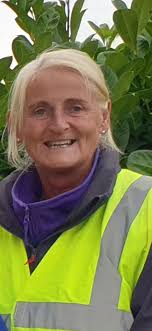 For she's a jolly good fellow!** After 17 years of service,