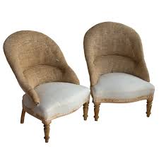 1st Dibs 1st Dibs Pair Vintage French Ladies Tub Chairs Vintage Chairs Chair Hampton Furniture