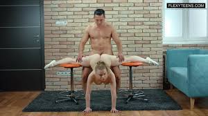 Torrid though rather pale flexy teen Olesya Kisbeka gets pussy thoroughly  licked