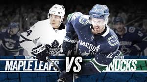 Both the toronto maple leafs and the vancouver canucks are using. Canucks Vs Maple Leafs Game Notes