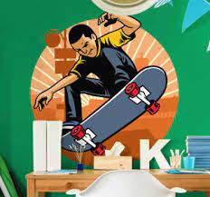 Want to play skateboarding games? Skateboard Stickers Tenstickers