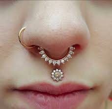 types of nose piercings the village