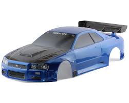 Protoform 2002 Nissan Skyline GT-R R34 Pre-Painted 17 On-Road Body (Blue)
