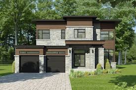 Maisons Neuves Avec Toits Plats A Vendre Construction Louis Seize Maisons Neuves Exterieurs De Maison Moderne Maison Moderne Toit Plat