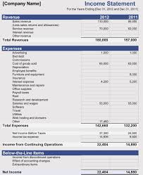 Free Financial Statement Templates For Small Businesses Word Pdf