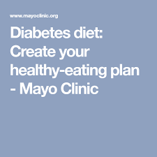 Diabetes Diet Create Your Healthy Eating Plan Mayo Clinic
