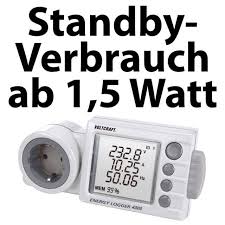 Voltcraft Messgerat Standby Stromverbrauch Ab 1 5 Watt Zuverlassig Messen Stromverbrauch Technische Gerate Speicherkarte