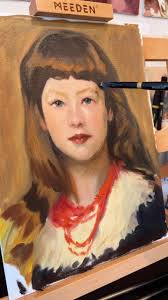 Reviewing the art set from @meeden.art 🕺 I always get comments saying “I  don't know where to start painting with oil,” so I wanted to try out this  set made specifically for