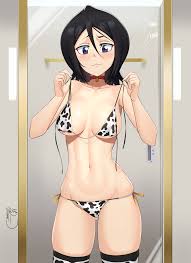 Anime Adult :: anime :: fandoms :: Bleach (anime) :: Rukia Kuchiki :: cow  print bikini :: Anime Unsorted - JoyReactor