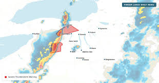 Severe storms moving through in Livingston, Ontario, Wayne