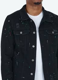 Dm me to discuss designs. Paint Denim Jacket Black N V L T Y