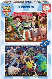 10711) en casa del libro: Educa Toy Story 4 2 Puzzles De 100 Piezas Multicolor 18107 Amazon Es Juguetes Y Juegos