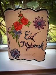 Add more details and make the card more attractive by pasting some stickers of flowers in the corners of the card. An Eid Greeting Card Made For The Author By A Friend Eid Mubarak Is The Typical Greeting For The End Of Ramadan Meaning Blessed Eid Photo By Daaniya Iyaz The Seattle