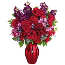 Our alstroemeria start as tubers and flowers are either solitary blooms or are borne in umbels in many. Trinidad Shining Heart Flower Delivery Fresh Ddazzling Mix Red Roses And Purple Alstroemeria Bouquet Flower Delivery Trinidad Online Florist Trinidad