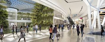I forgot its name but google or ask staff for the waterfall at jewel changi singapore airport and you find way to it. Jewel Changi Header Airport Suppliers