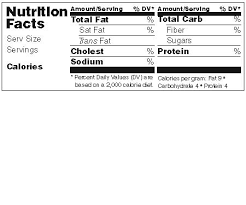make your own nutrition facts labels