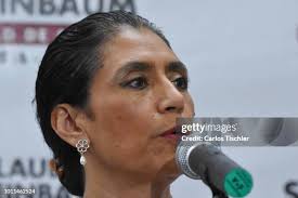 New Mexico City's Secretary of Health Oliva Lopez Arellano speaks... News  Photo