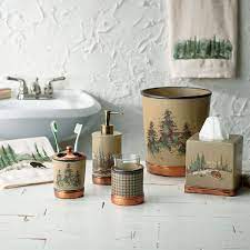 We discover the really unique images to bring you perfect ideas, look at the photo, the above mentioned are fantastic portrait. How To Spruce Up Your Cabin With Rustic Bathroom Decor Karen Batis