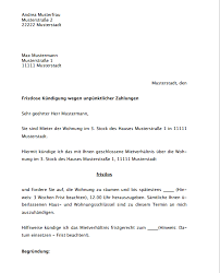 Hier Downloaden Vermieterkundigung Fristlos Wiederholt Unpunktliche Zahlungen