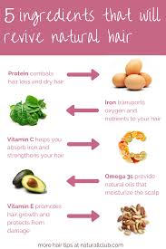 5 Surprising Ways To Revive Your Natural Hair Natural Hair Oils Natural Hair Styles Hair Growth Foods