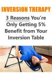Learn 3 Reasons You Re Only Getting 5 Benefit From Your Inversion Table And What You Can Do To Get Amazing Result Inversion Table Inversion Therapy Inversions