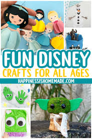 Do it yourself disney crafts. 24 Fun Disney Crafts For All Ages Happiness Is Homemade