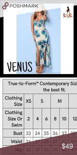 Venus Blue Floral Plunge Lace Up Maxi Dress Venus Blue