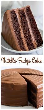 And cover with remaining 1/3. Chocolate Cake Filling Baking 56 Ideas Nutella Fudge Nutella Recipes Cake Nutella Cream Cheese