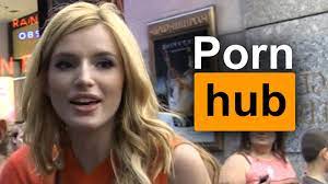 Bella Thorne Receiving Pornhub Award For Directing Adult Film