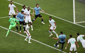 Watch this video to learn our exclusive sports betting prediction on the world cup qualification football match between uruguay and paraguay! Luis Suarez Goal Enough For Uruguay To Eliminate Saudi Arabia The New York Times