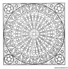 Cliquez ici ou sur l'image pour télécharger ce coloriage gratuit. Mandala Cathedrale Coloriage Mandala Coloriage Rosace Coloriage