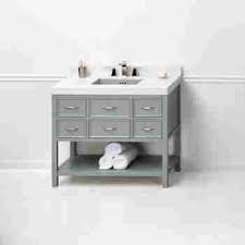 With this 24'' single bathroom vanity, you can easily outfit a bathroom short on square footage. Ronbow 052742 Newcastle 42 Vanity Qualitybath Com