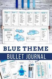 Blue Bullet Journal Inspiration From Weeklies To Mood Trackers Bullet Journal Themes Bullet Journal Inspiration Bullet Journal