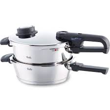 Fissler Schnellkochtopf Set Vitavit Premium 2 Teilig Schnellkochtopf 4 5 Liter U Schnellbratpfanne 25 L 22cm Schnellkochtopf Fissler Schnellkochtopf Kochen