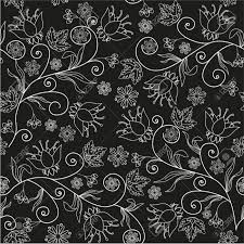 Find over 100+ of the best free floral pattern images. Seamless Flowers Texture On Black Background Royalty Free Cliparts Vectors And Stock Illustration Image 83699221