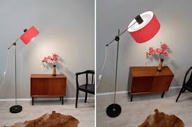 Sold Stehleuchte Rot Schwarz Retro Salon Cologne