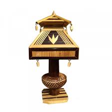 Mcm bamboo vintage table lamp hawaiian tiki wood unusual 14 tall 1970 barware. Bamboo Table Lamp Directcreate Com