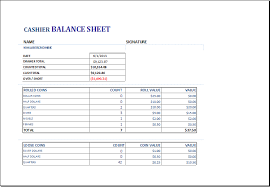 Elements of casher balance sheet template excel. Cashier Balance Sheet Template For Excel Excel Templates Balance Sheet Balance Sheet Template Business Budget Template