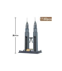 The weather at 8:30 pm was at its best, with a 26°c temperature and clear skies, everything was destined to be a perfect day. Wange Architektur Petronas Twin Towers 5213 Bausteine Spielzeugset Buildingtoystore Com