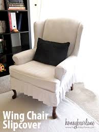 Find great deals on ebay for wing back chair slipcovers. My Wing Chair Slipcover Reveal