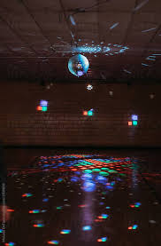 A Glitter Ball And Cool Lights At An Indoor Roller Skating Rink Download This High Resolution Stock Photo By Mel Roller Skating Roller Rink Roller Skating Rink