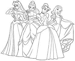Touch device users, explore by touch or with swipe gestures. Detailed Disney Princess Coloring Pages Novocom Top