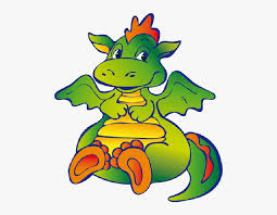 Golden and green cute dragon. Funny Dragons Dragon Cartoon Images Clipart Cartoon Dragon Transparent Background Hd Png Download Transparent Png Image Pngitem