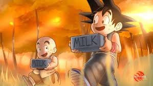 Goku And Krillin In Training By Parimak Krillin Goku Dragon Art