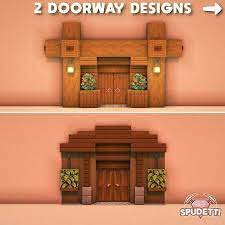 Just a little collection of doorway designs. 32 Things To Build In Minecraft When You Re Bored Mom S Got The Stuff In 2021 Minecraft House Designs Minecraft Houses Minecraft Interior Design
